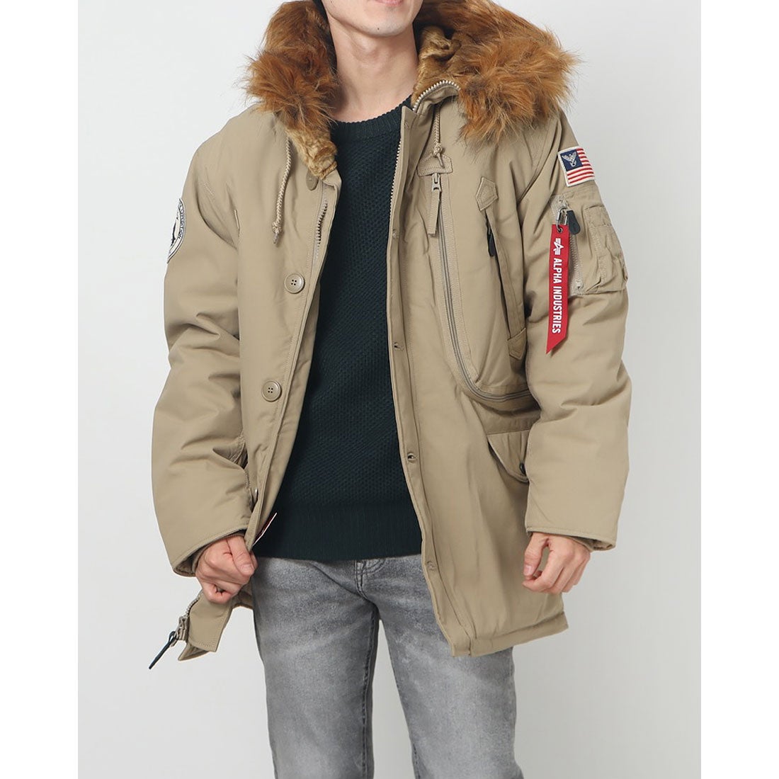 アルファ インダストリーズ ALPHA INDUSTRIES ALPHA N-3B ALPINE PARKA