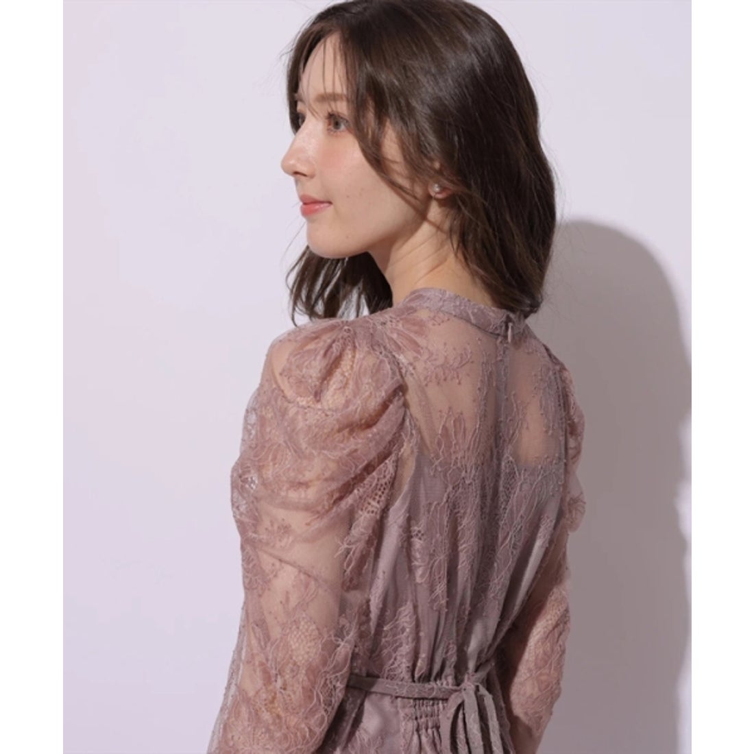 アプワイザー・リッシェ Apuweiser-riche マーメイドレースワンピース