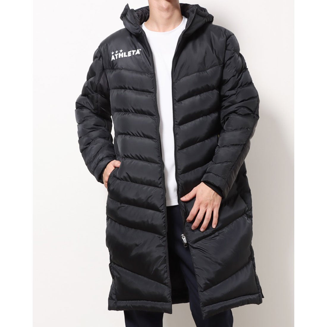 アスレタ ATHLETA メンズ ベンチコート ベンチコート 04150 （ブラック
