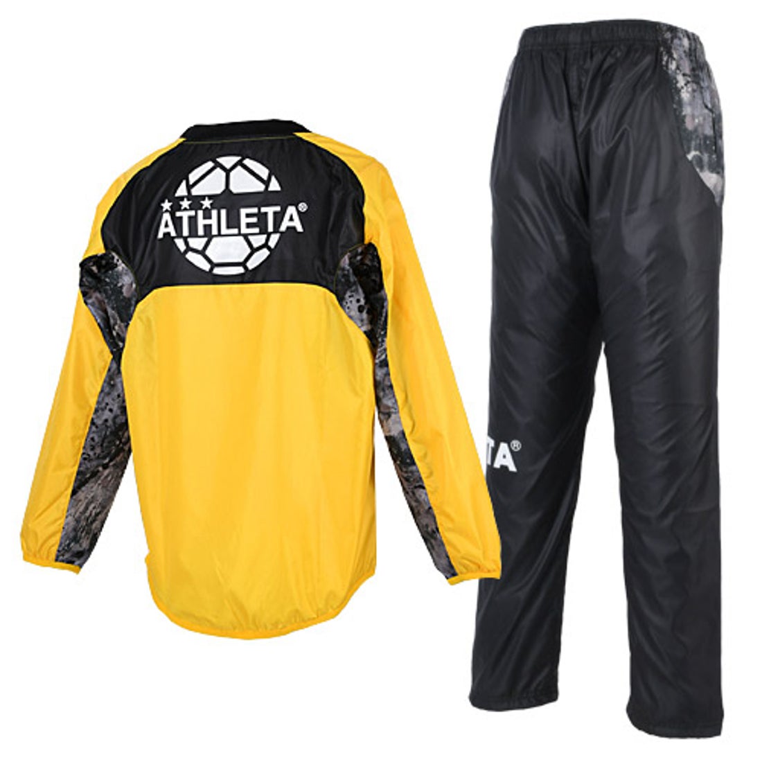 ATHLETA アスレタ ピステ 上下セット ジュニア(イエロー×ブラック) FUK