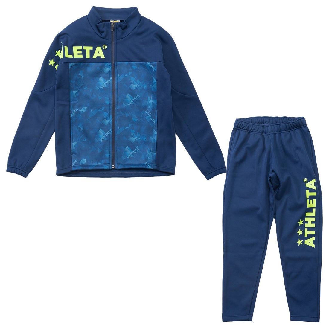 ATHLETA アスレタ 裏起毛ジャージ上下セット ジュニア(ネイビー) FP