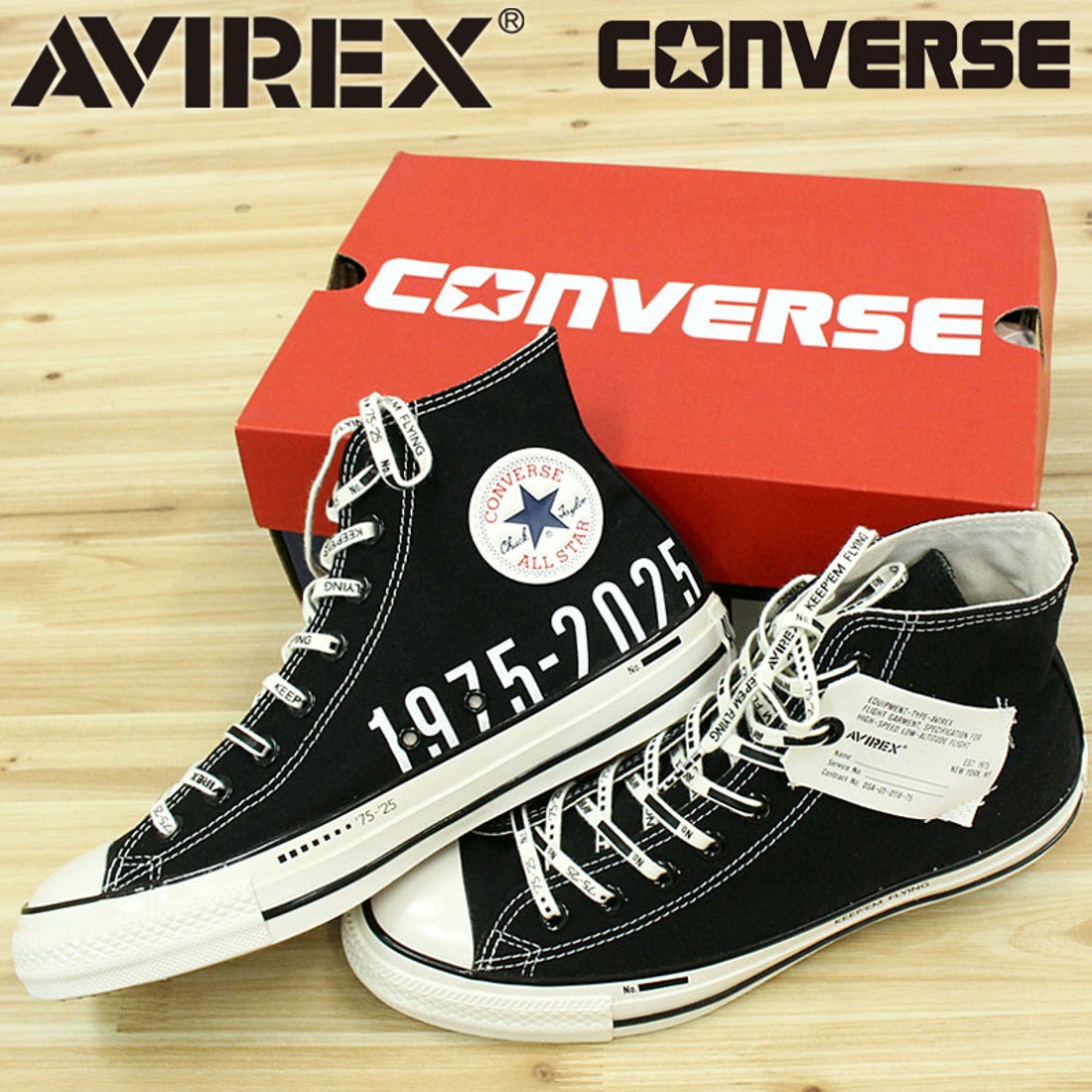アヴィレックス AVIREX × CONVERSE ALL STAR AGED HI コンバース