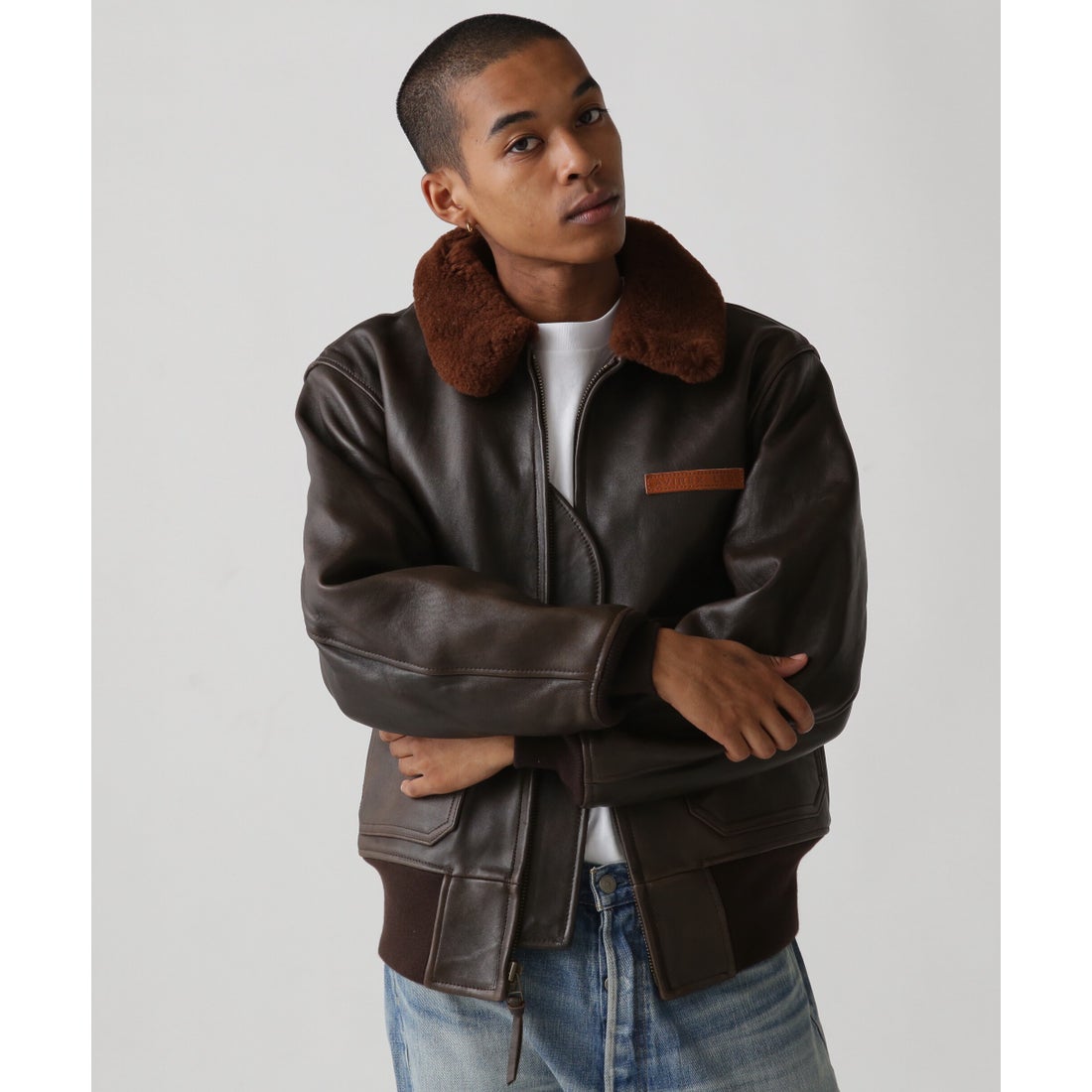 アヴィレックス AVIREX G－1 FLIGHT JACKET ANTIQUE LAMB / G－1