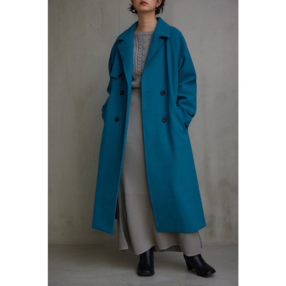 AZUL BY MOUSSY B-HEAT2WAYウォッシャブルロングコート BLU -靴