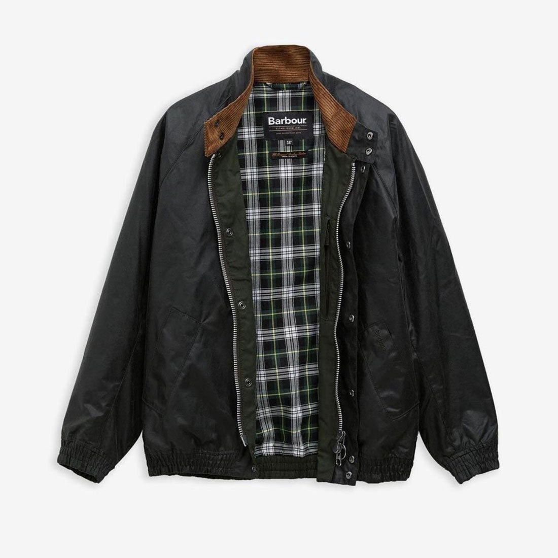 バブアー Barbour トランスポート スタンドカラー ワックス ブルゾン
