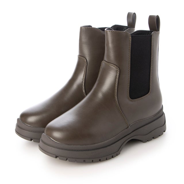 ビーシーカンパニー B.C.COMPANY リブニット ショートブーツ （BLK