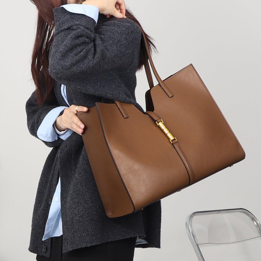 ベース BASE 【LA MARGE】【本革】【A4対応】ゴールドポイント レザー