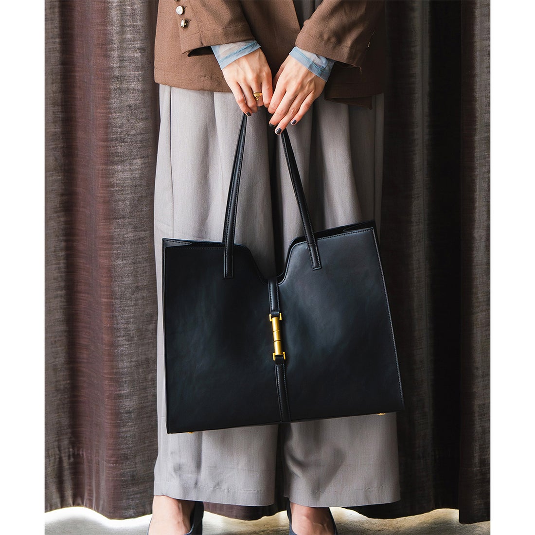 ベース BASE 【LA MARGE】【本革】【A4対応】ゴールドポイント レザー