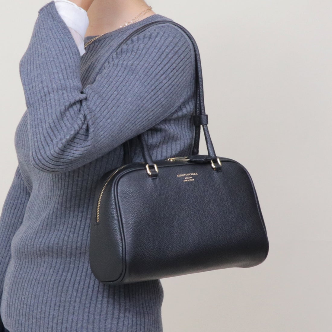 ベース BASE 【CHRISTIAN VILLA】【イタリア製】【本革】ロング