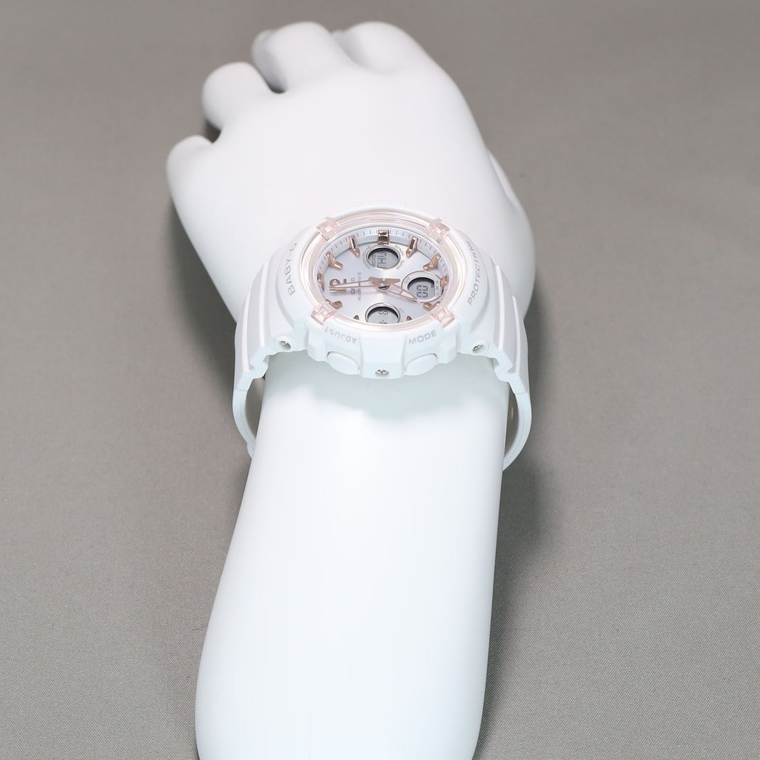 BABY-G】電波ソーラー / BGA-2800-7AJF （ホワイト×ピンク） -靴