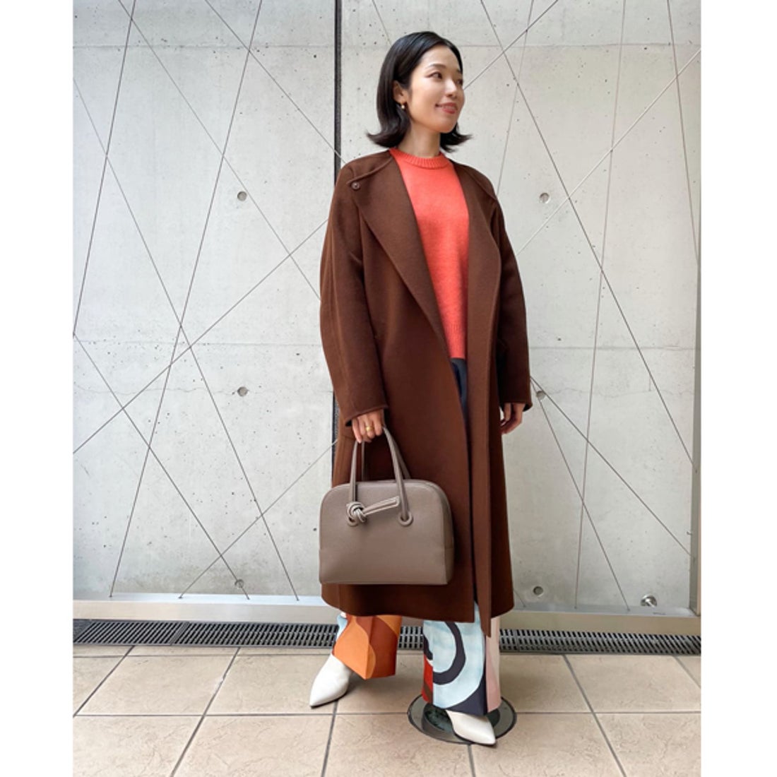 ボールジィ Ballsey プレミアムウールリバー ノーカラーコート （15