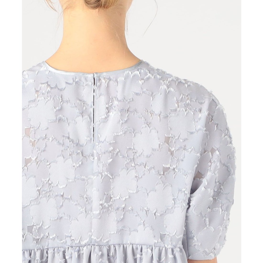 ボールジィ Ballsey マーガレットカットジャカード ウエストギャザー