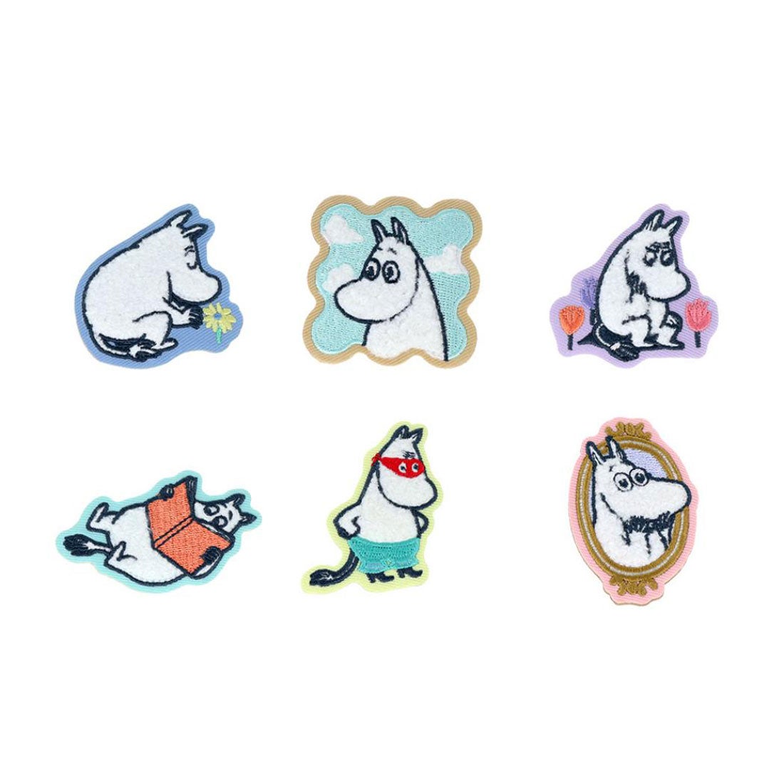 シネマコレクション cinemacollection ムーミン バッチ サガラ刺繍