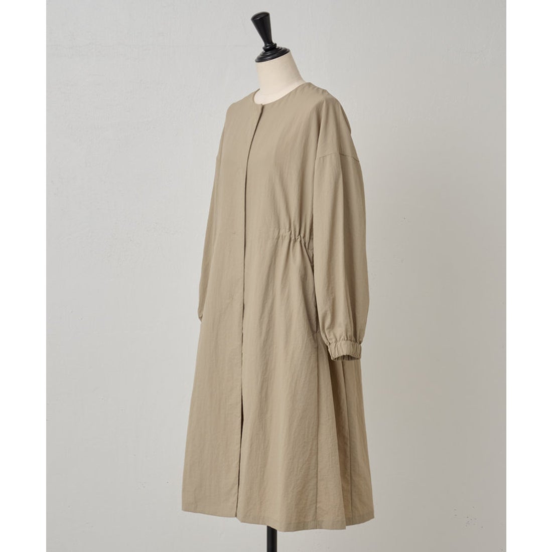 ビアズリー BEARDSLEY バルーン袖フレアーコート （beige