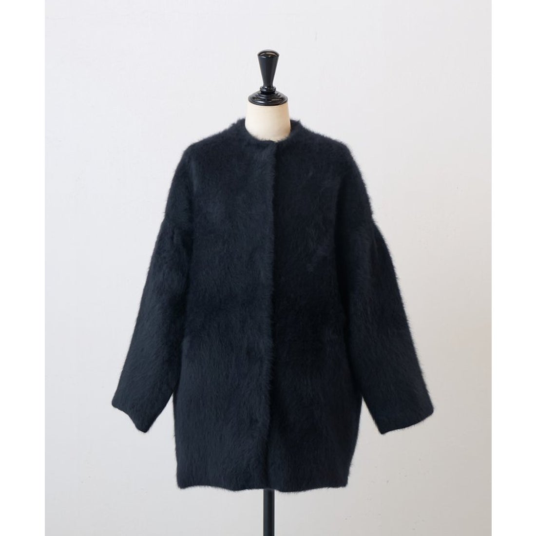 ビアズリー BEARDSLEY ファーニットコート （black） - ファッション