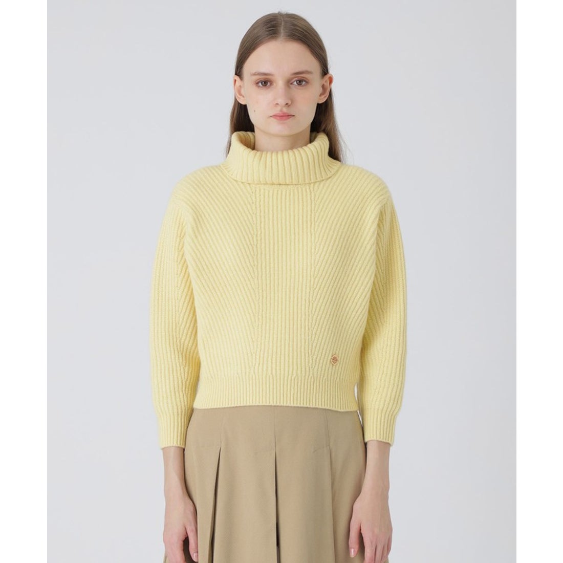 ブルーレーベルクレストブリッジ BLUE LABEL CRESTBRIDGE 両畦ニット