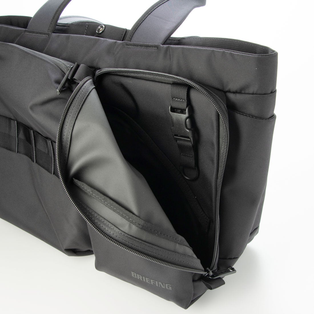 ブリーフィング BRIEFING SW WIDE TOTE WR トートバッグ （ブラック
