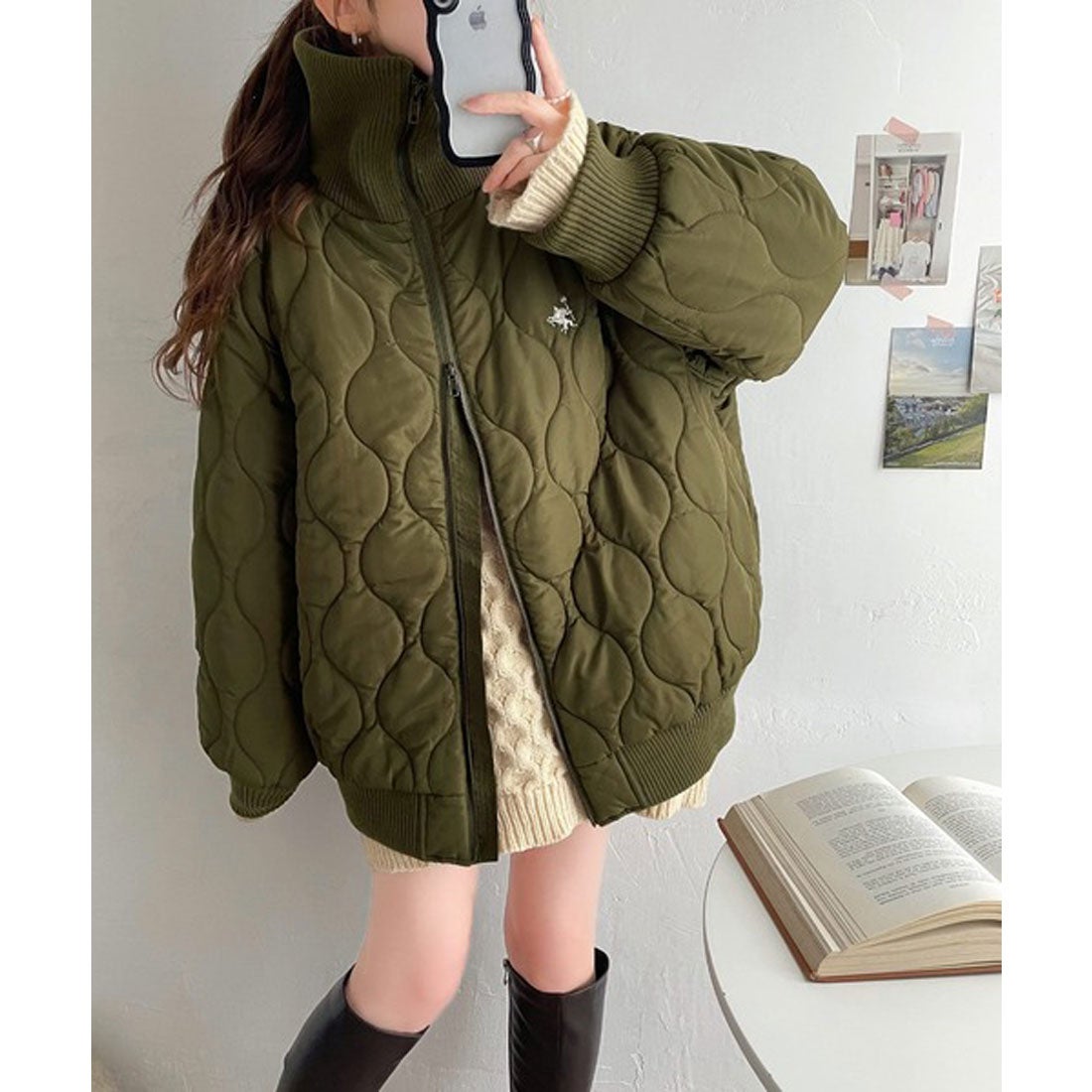 クラシカルエルフ Classical Elf 軽くて暖か。衿リブハイネック