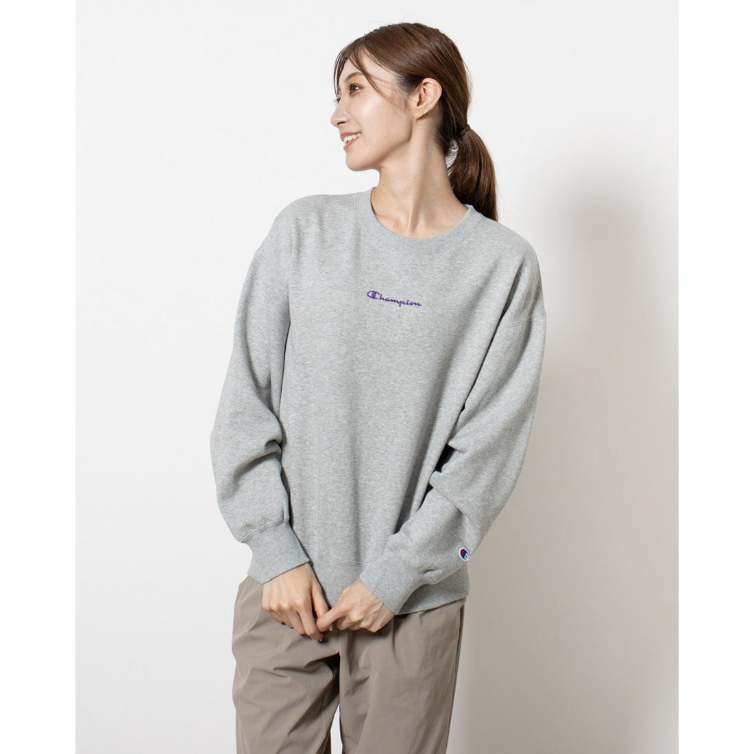 チャンピオン Champion レディース スウェットトレーナー CREW NECK