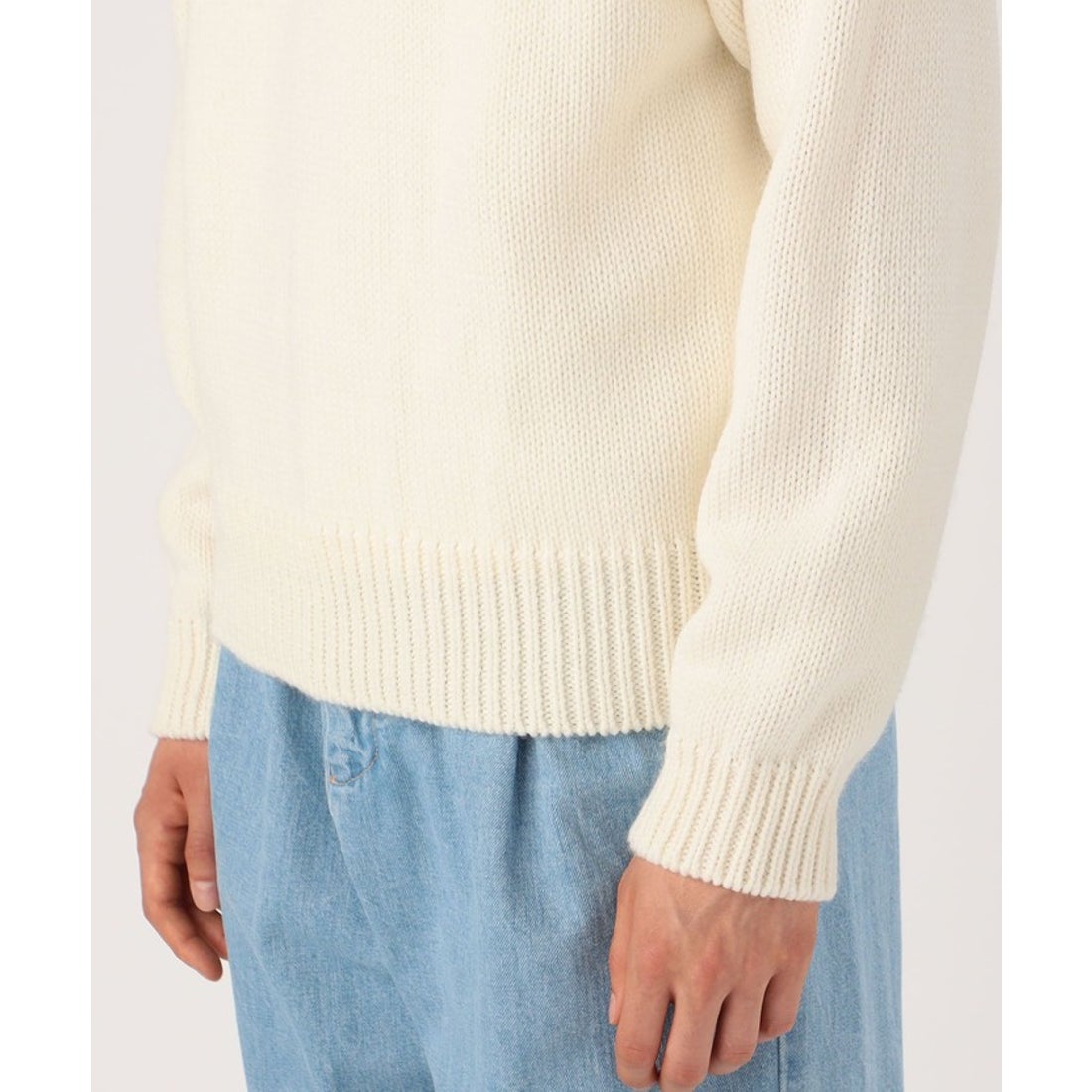 ギャルリー・ヴィー GALERIE VIE ファインウーステッド クルーネック