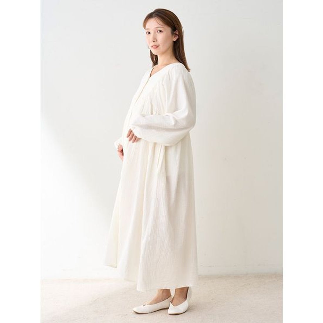 ジェラートピケ gelato pique マタニティガーゼワンピース （OWHT