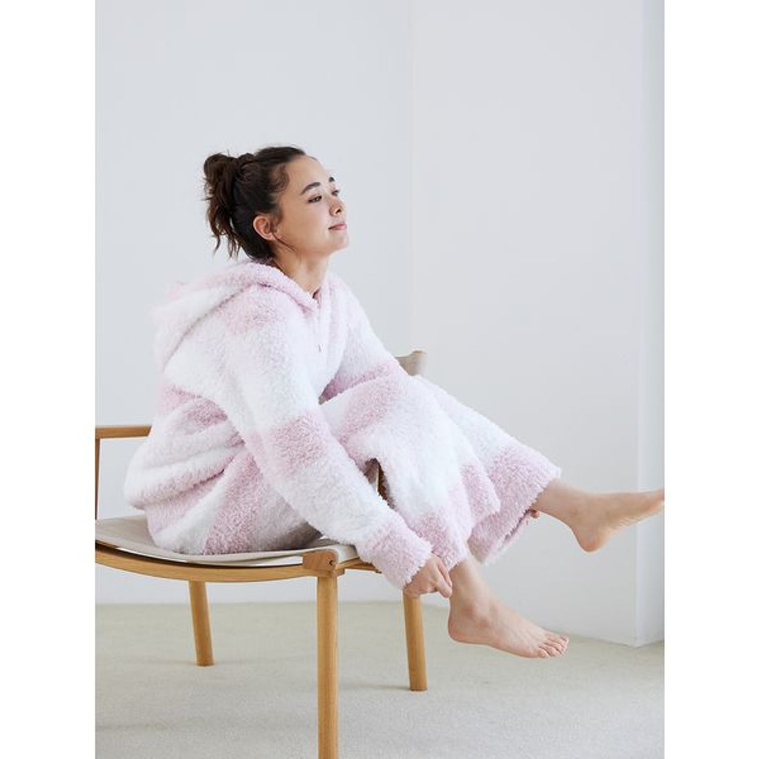 ジェラートピケ gelato pique ジェラート3ボーダーパーカ （PNK） -靴