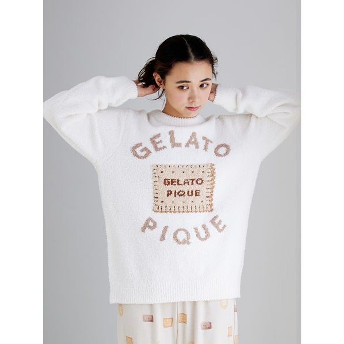 ジェラートピケ gelato pique パウダービスケットジャガードプル