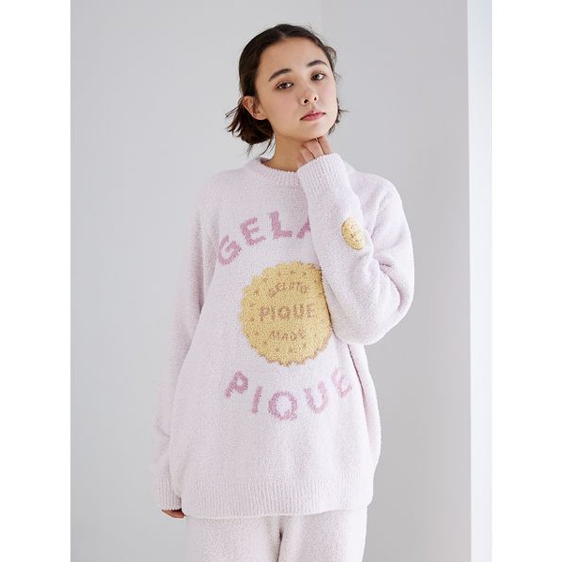 ジェラートピケ gelato pique パウダービスケットジャガードプル