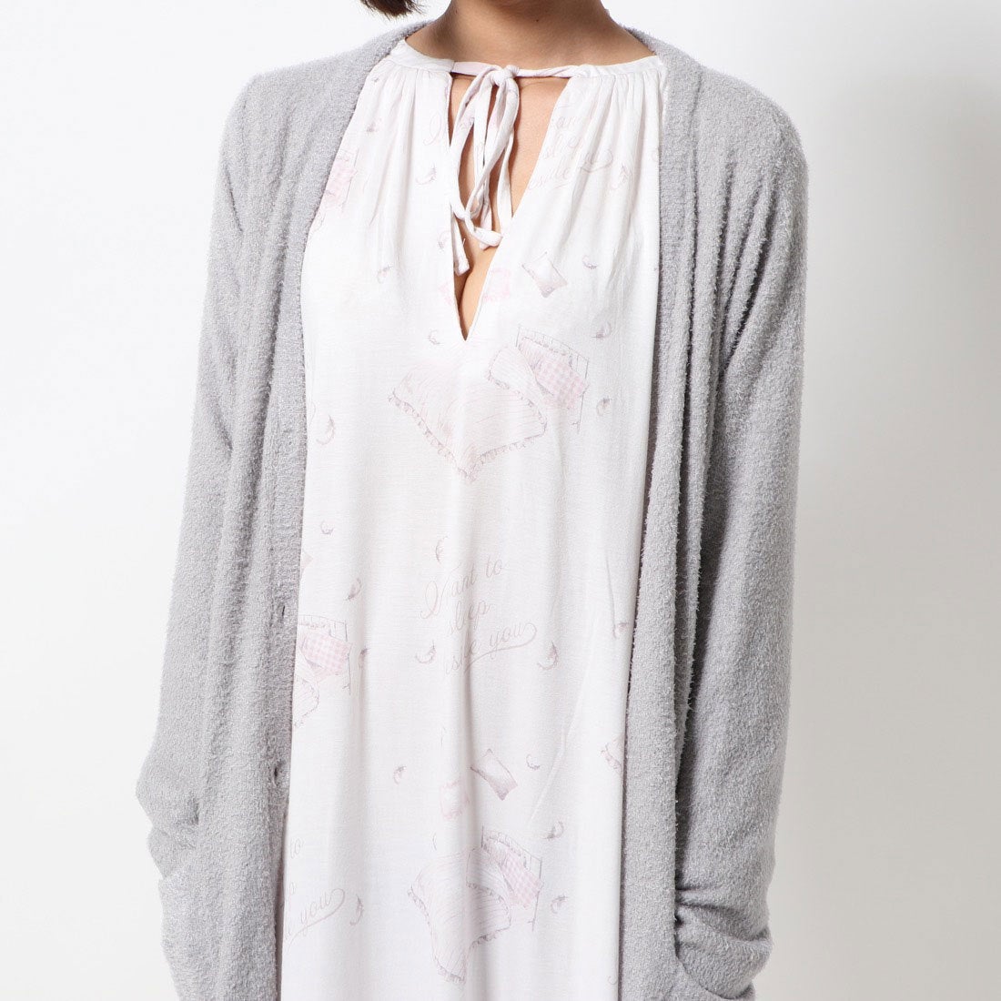 ジェラートピケ gelato pique スムーズィーロングカーディガン