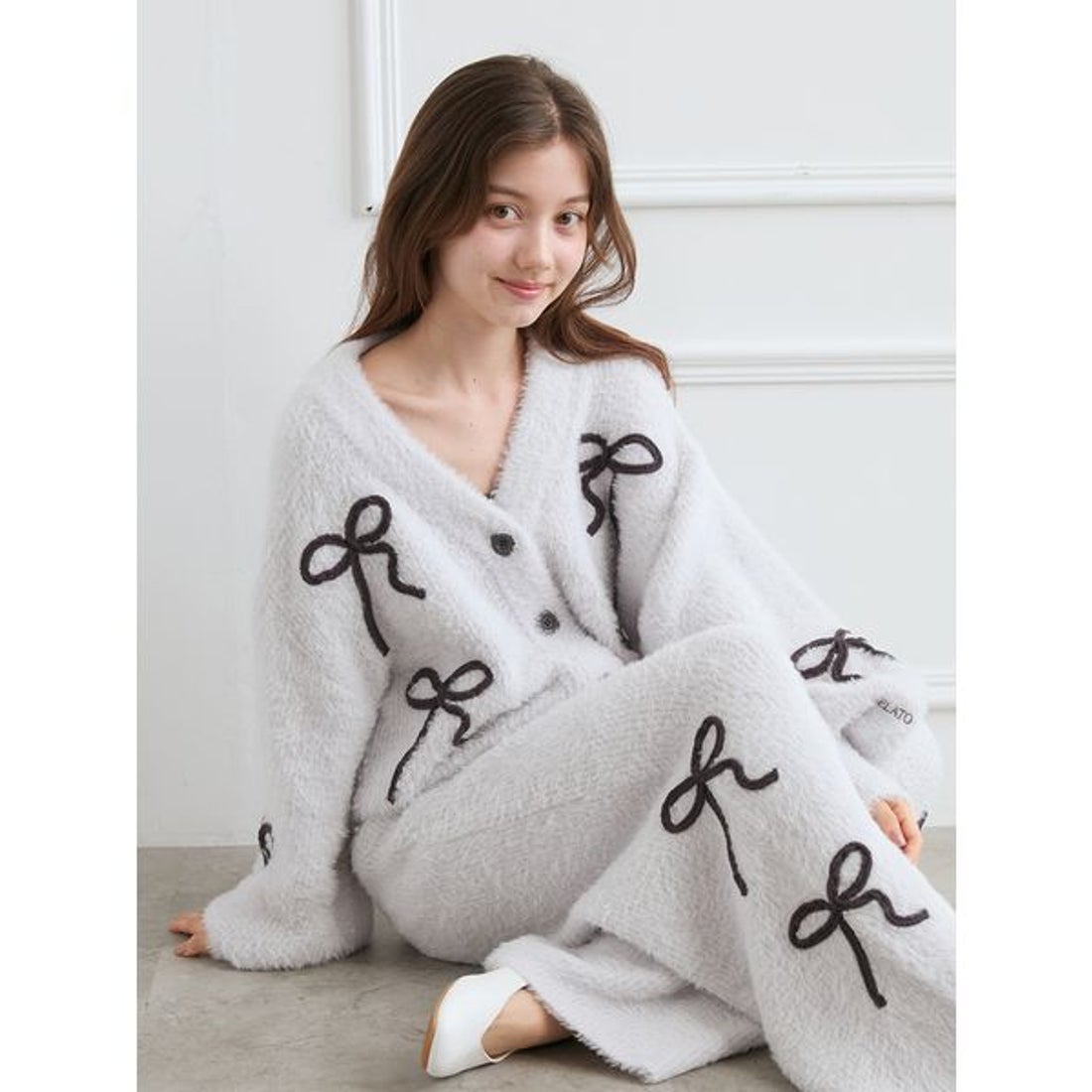 ジェラートピケ gelato pique 【HALLOWEEN】リボンフェザーロング