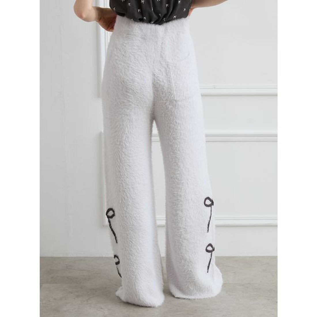 ジェラートピケ gelato pique 【HALLOWEEN】リボンフェザーロング