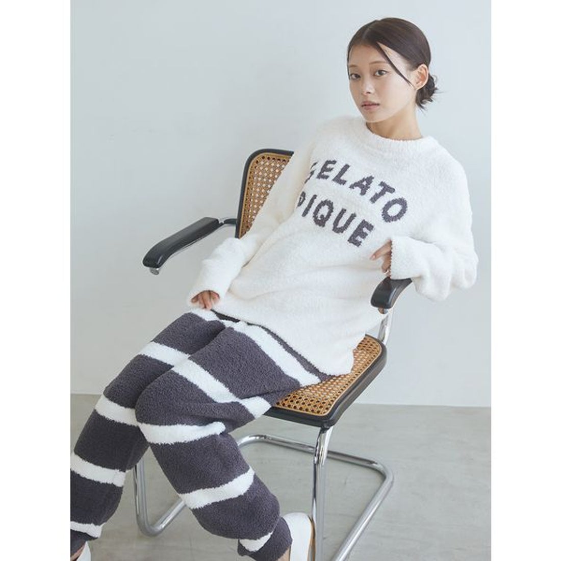 ジェラートピケ gelato pique パウダーロゴジャガードプルオーバー