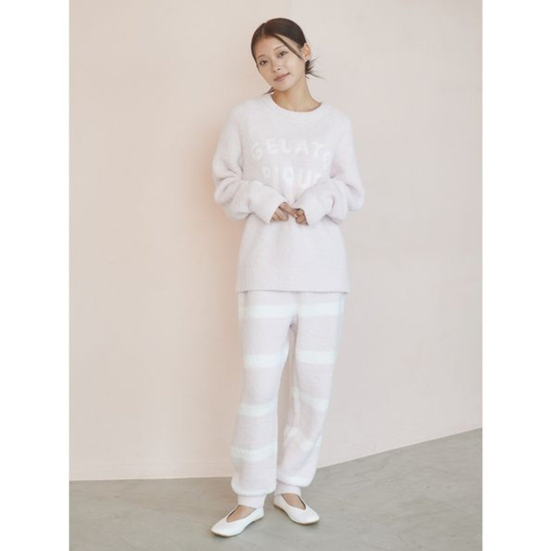 ジェラートピケ gelato pique パウダーロゴジャガードプルオーバー