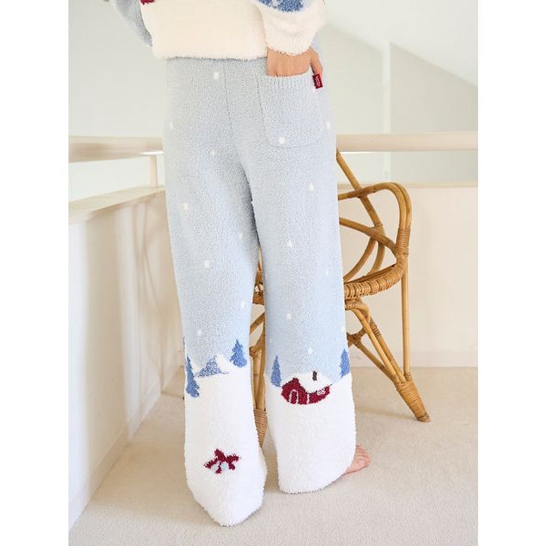 ジェラートピケ gelato pique 【HOLIDAY】スキーベアジャガードロング