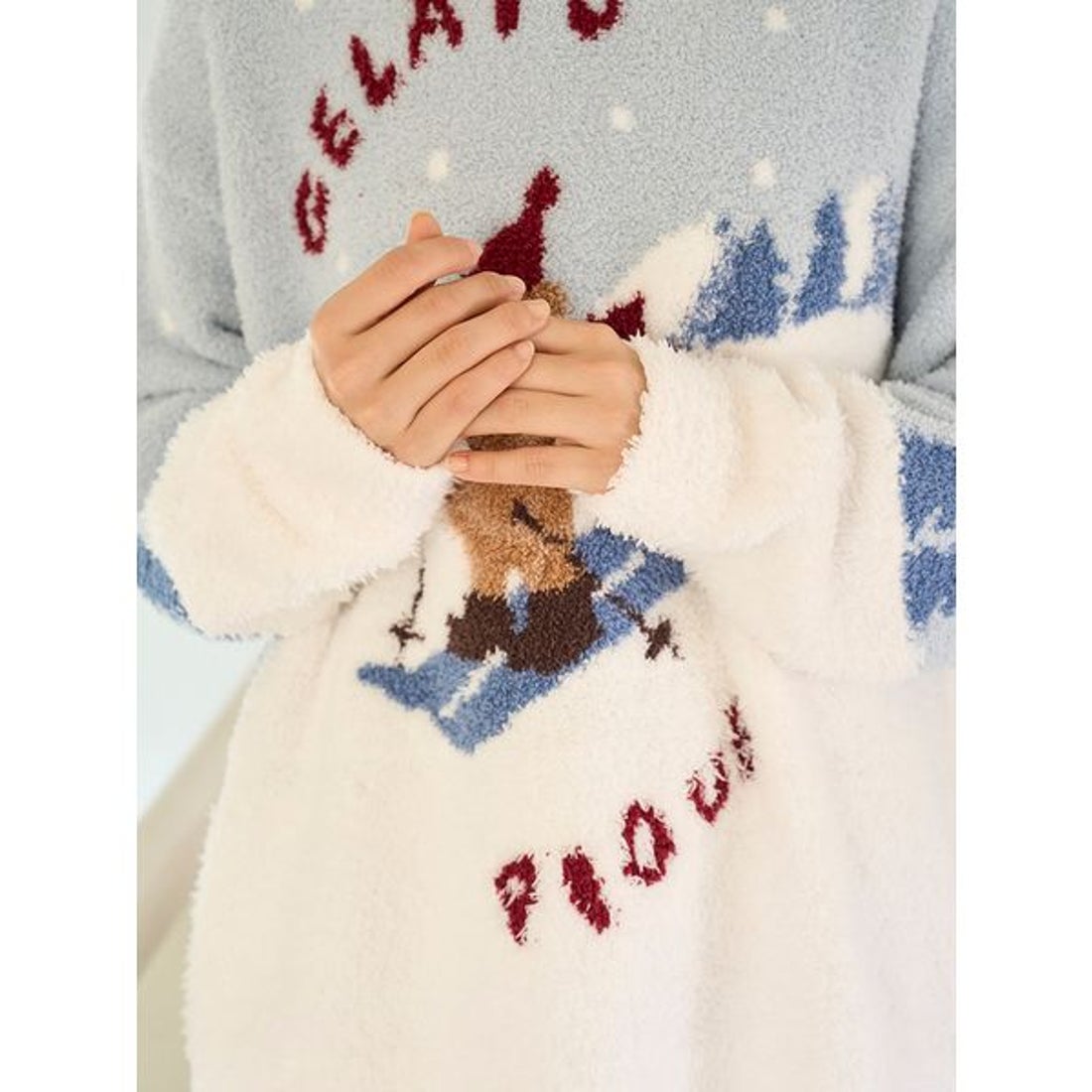 ジェラートピケ gelato pique 【HOLIDAY】スキーベアジャガードプル