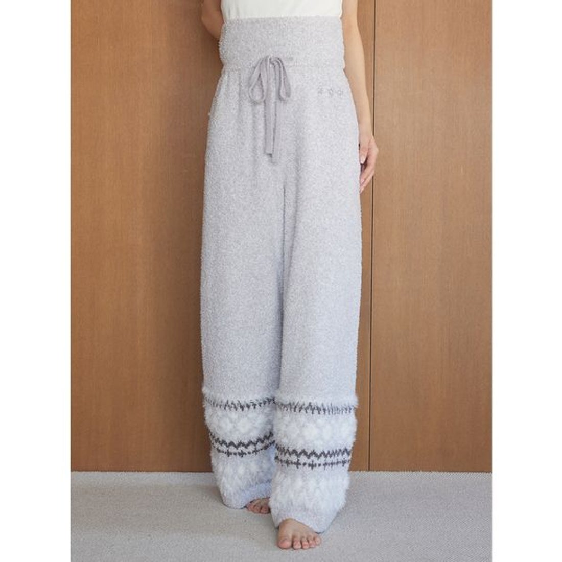 ジェラートピケ gelato pique ノルディックロングパンツ （GRY