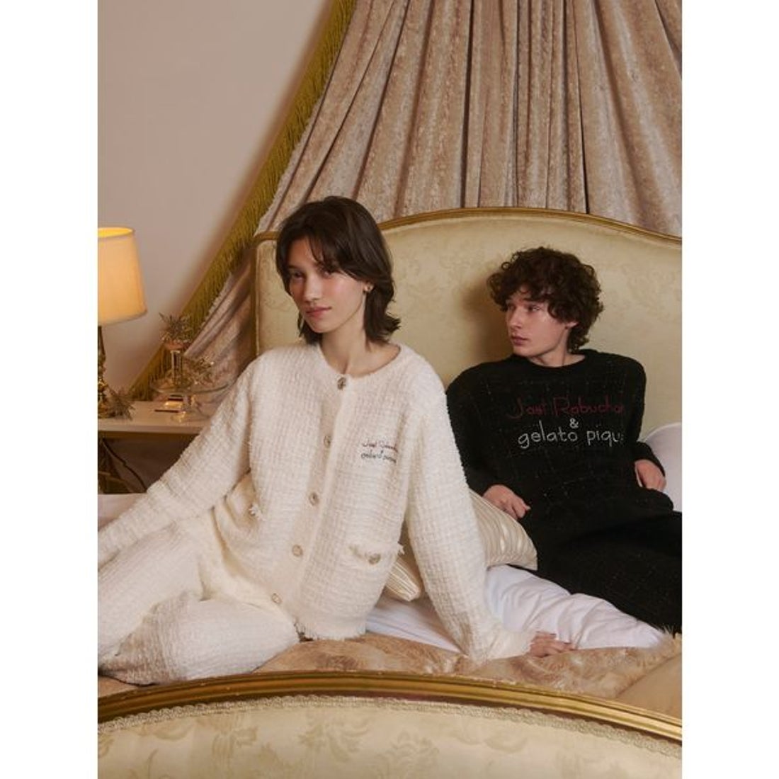 ジェラートピケ gelato pique 【JOEL ROBUCHON】ツイードモコクルー