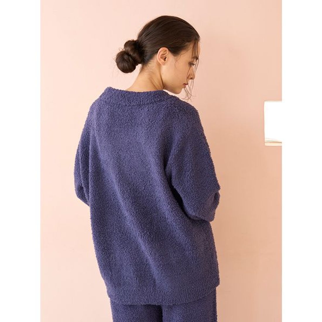 ジェラートピケ gelato pique ドーナツジャガードカーディガン （NVY