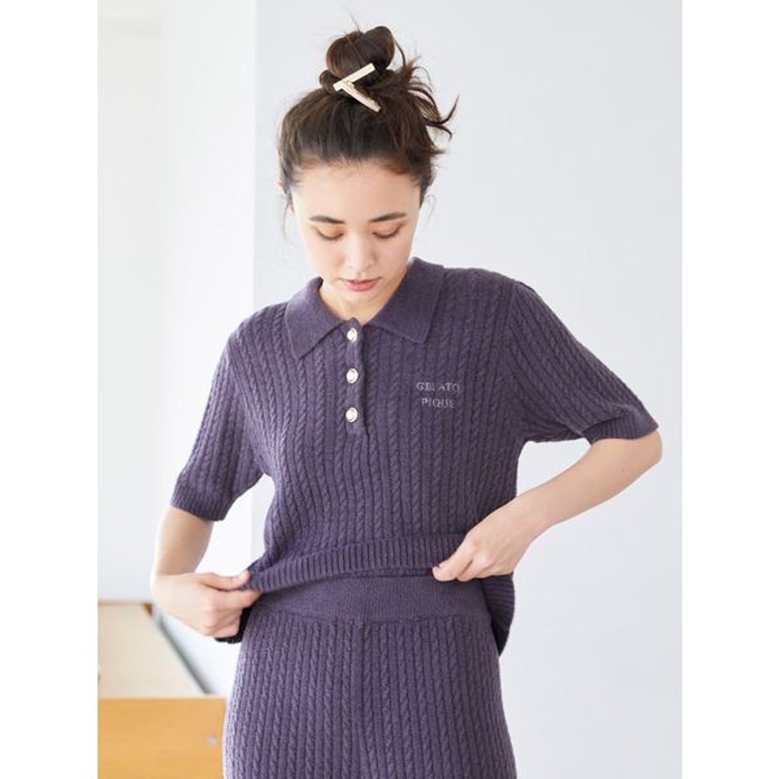 ジェラートピケ gelato pique スムーズィーアランプルオーバー （OWHT