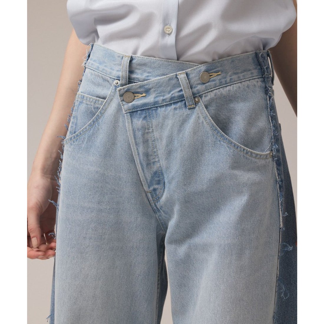 グレースコンチネンタル GRACE CONTINENTAL リメイクストレートデニム