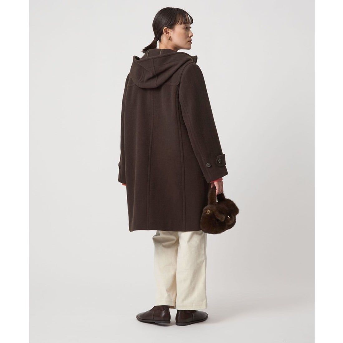 UNITED ARROWS green label relaxing ロング ダッフルコート （NAVY