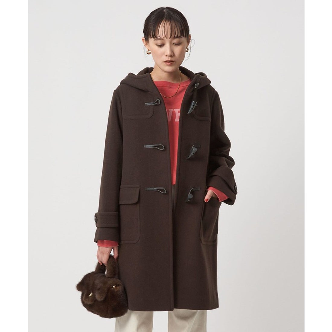 UNITED ARROWS green label relaxing ロング ダッフルコート （MD