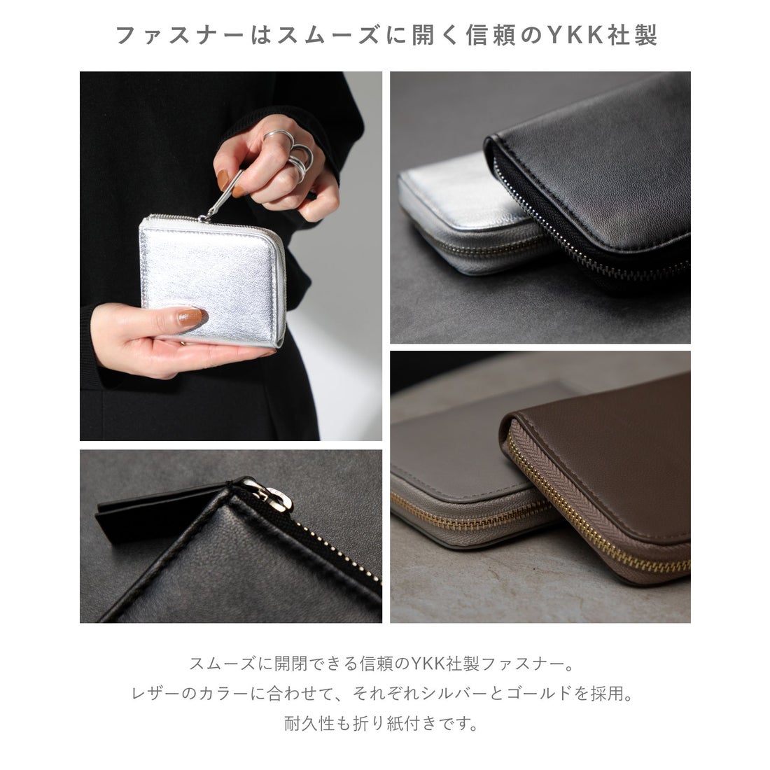 ギオネ GUIONNET ミニ財布 レディース メンズ 財布 本革 革財布 薄型