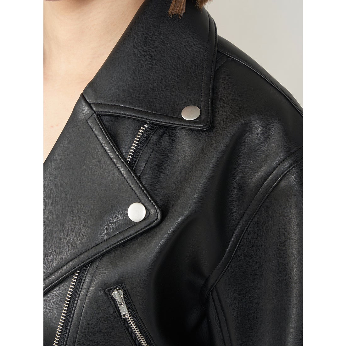 ダーリッチ Darich ダブルベルトライダースジャケット （ブラック