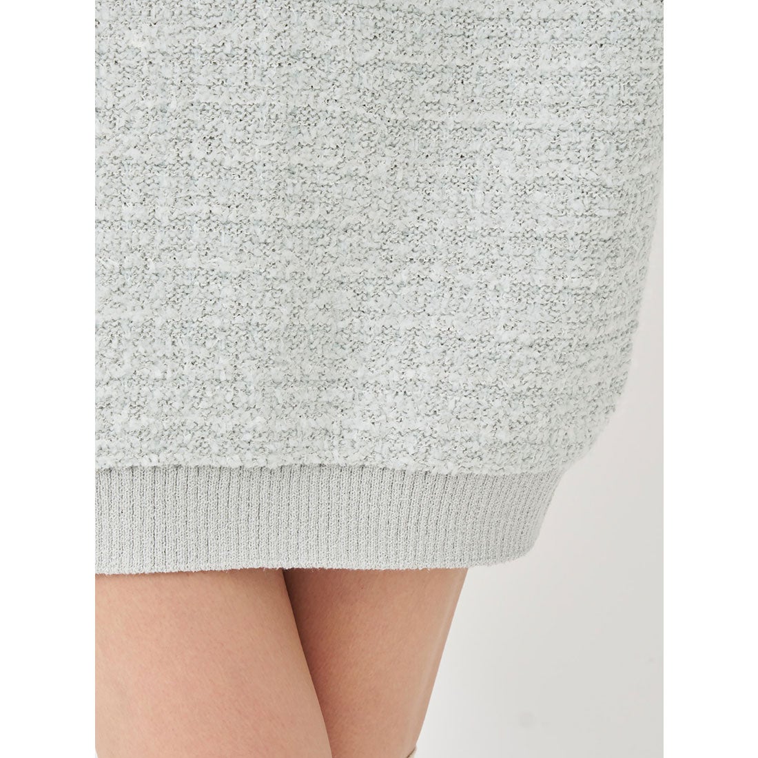 ダーリッチ Darich DDロゴツイードニットプルオーバー （ピンク