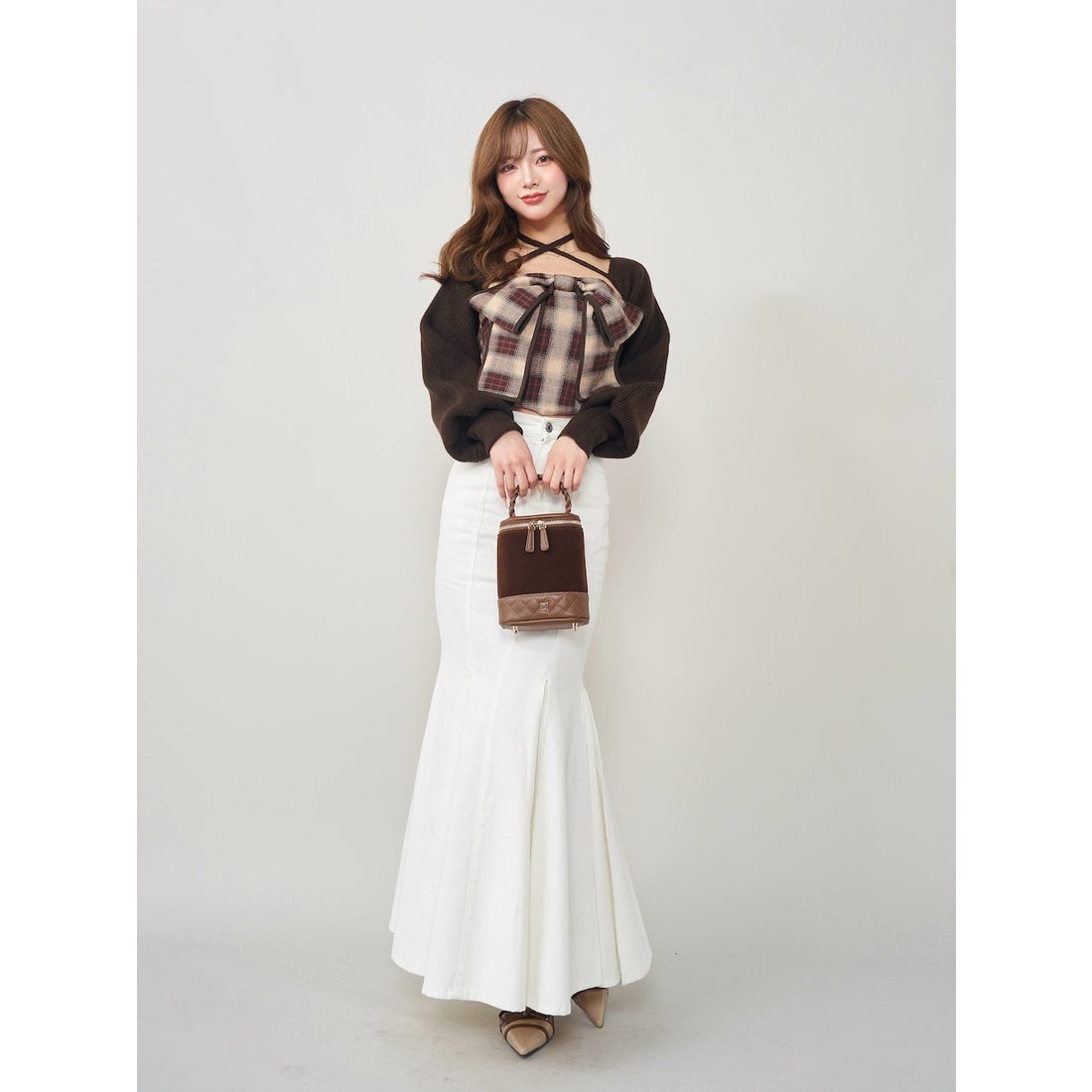 ダーリッチ Darich ビッグリボンアンサンブル （ブラウン