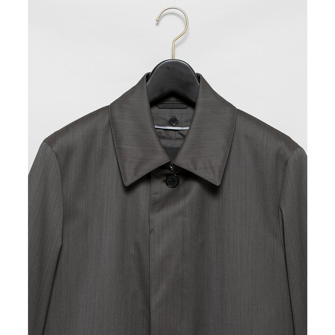 ツイルサキソニーステンカラーコート （グレー） -D'URBAN | ダーバン