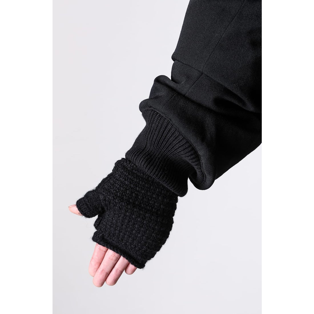 DEVOA Knit Glove Cashmere （BLACK） - Osaka / Kyoto, Ship