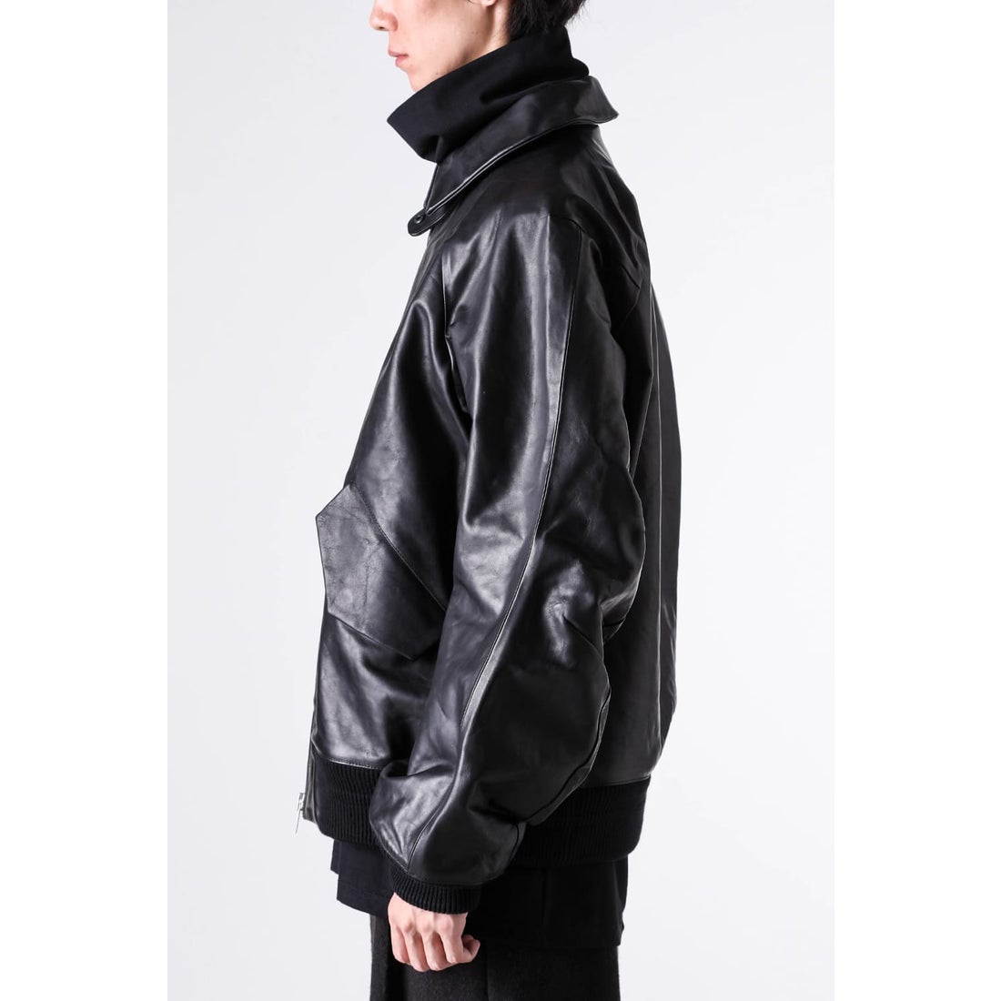 デヴォア DEVOA Leather Jacket Loose Fit （BLACK） -FASCINATE