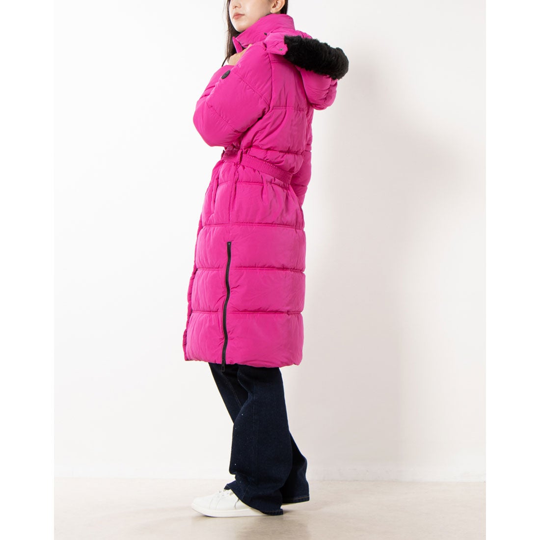 デシグアル Desigual ベルト パデッドコート （ピンク） -アウトレット